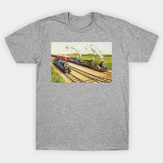 The Three Railway Engines: The Sad Story of Henry from The Railway Series T-Shirt by sleepyhenry